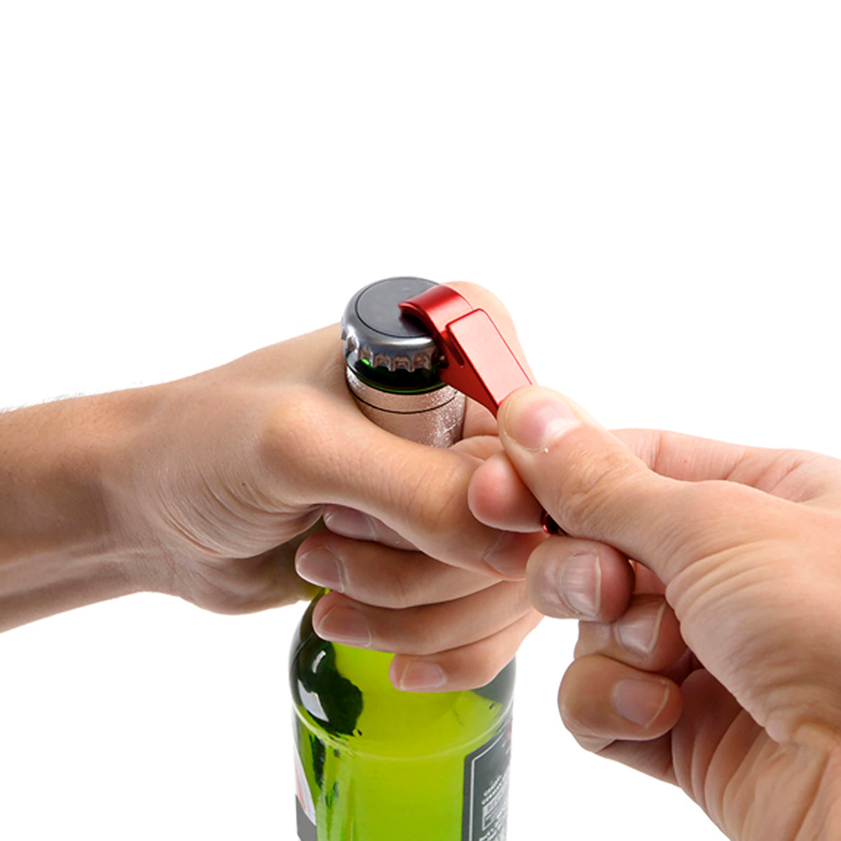 Branded Aluminium Bottle and Can Opener Keyring