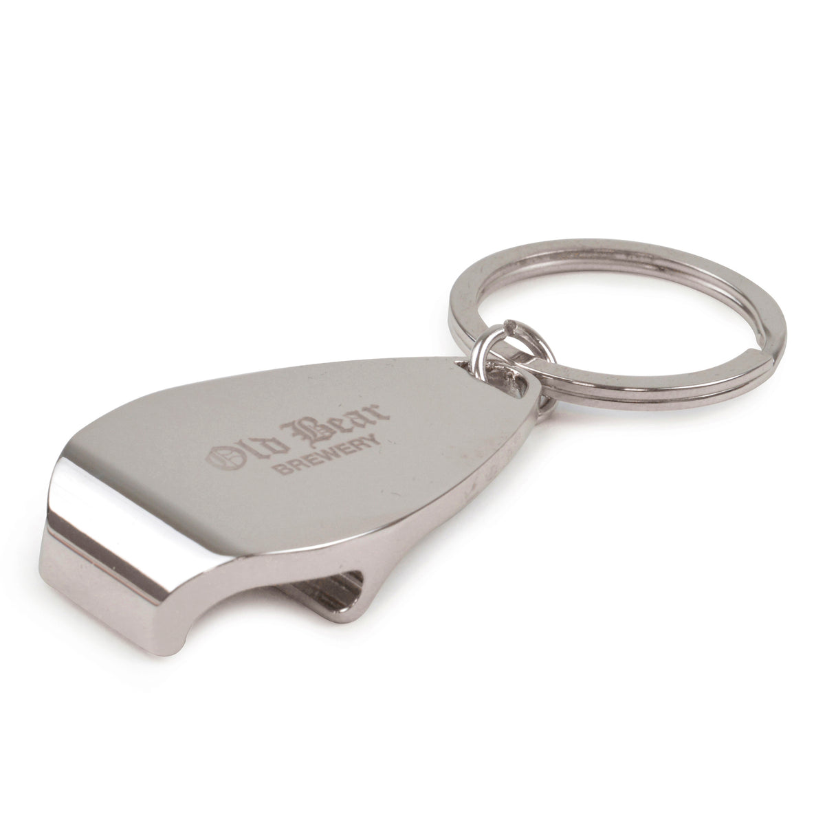 Branded Zinc Alloy Bottle Opener Keyring