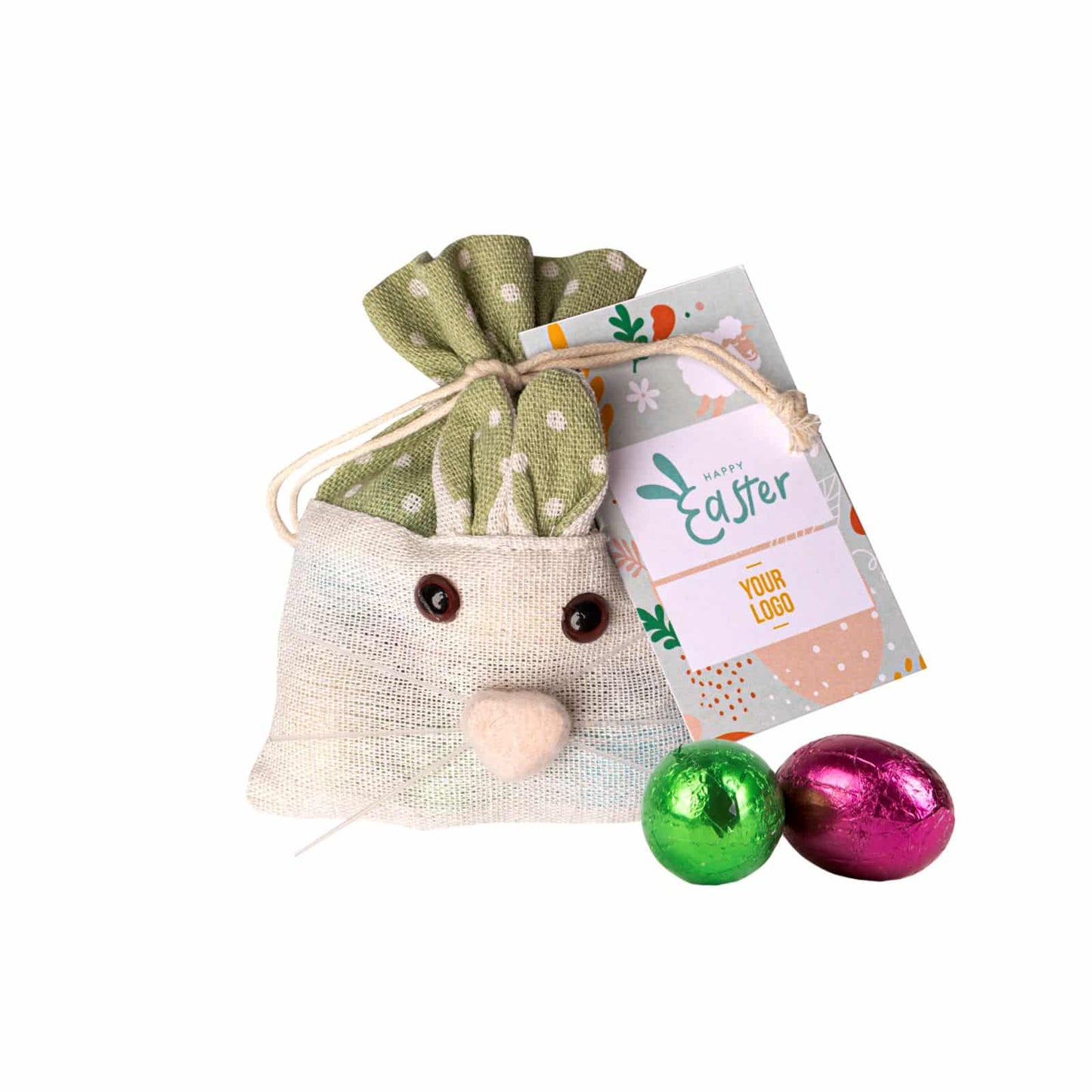 Easter Bunny Bag with Mini Chocolate Eggs