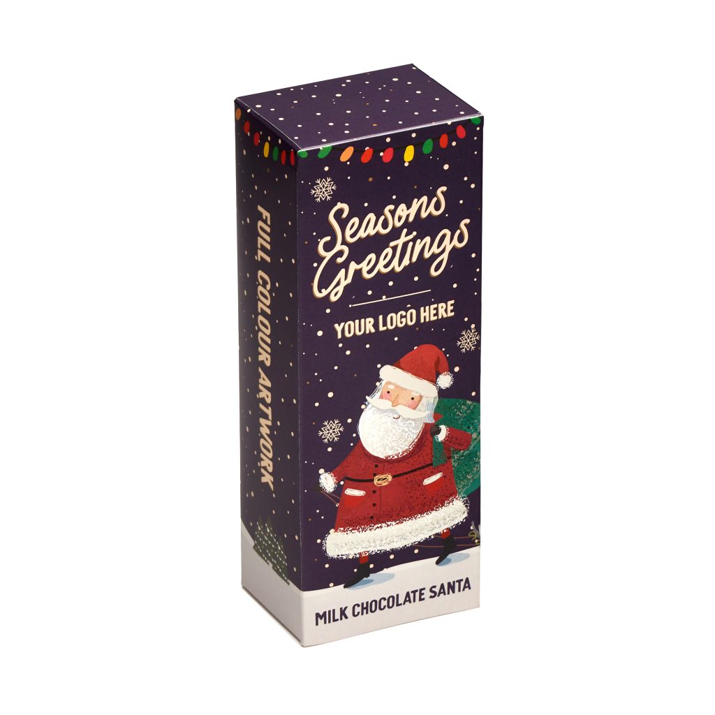 Branded Milk Chocolate Santa