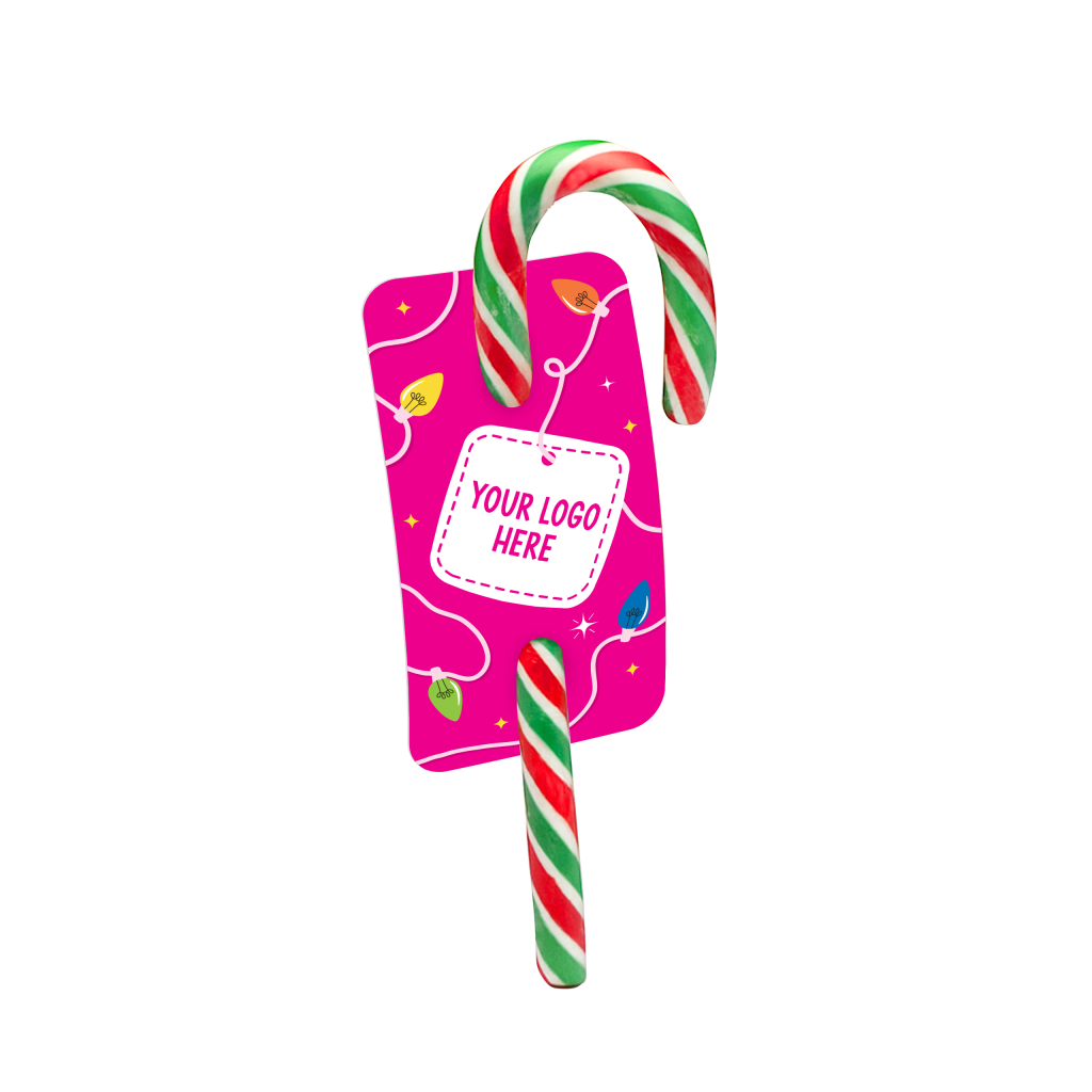 Branded Christmas Eve Treats Box, peppermint candy cane