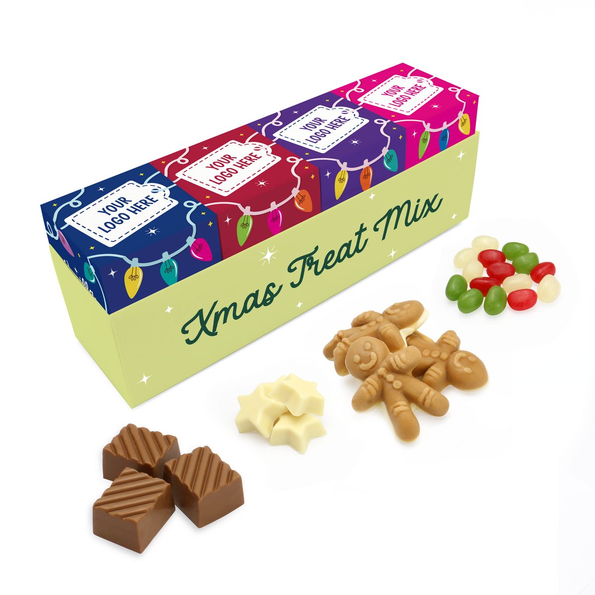 Branded Christmas treat share pack