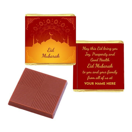 Eid Mubarak Red Neapolitan Chocolates