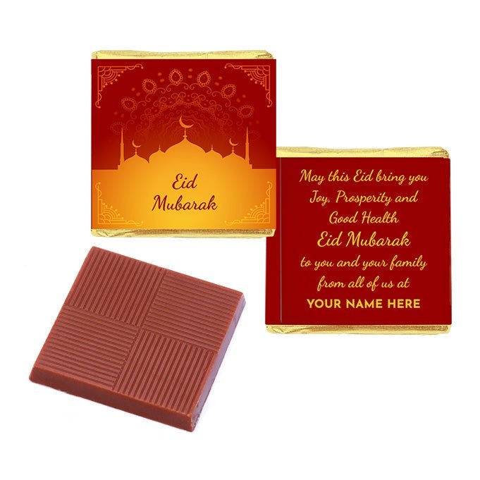 Eid Mubarak Red Neapolitan Chocolates