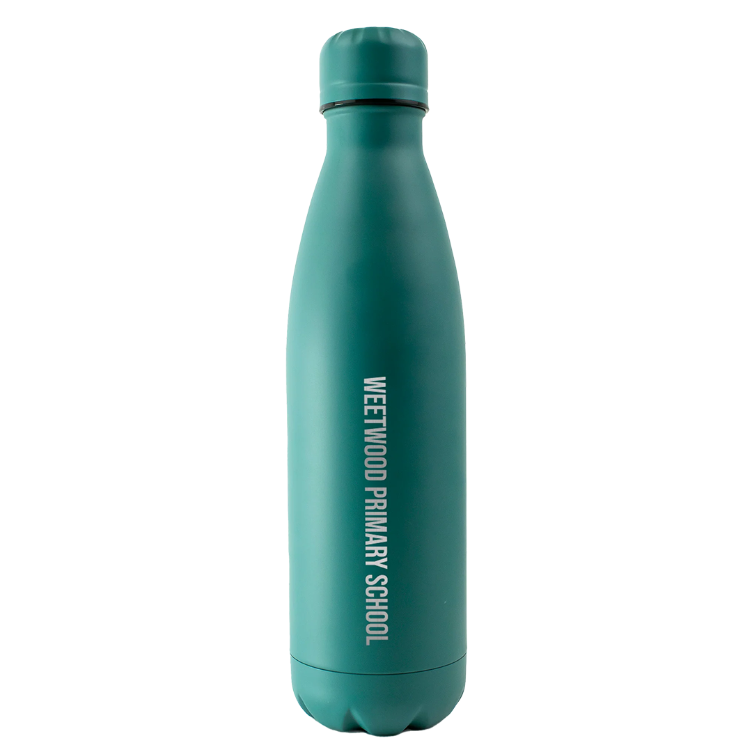 Branded Engraved or Printed Thermal Water Bottle - Green