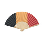 Branded Flag Bamboo Fan