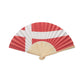 Bamboo Fan with Flag Design