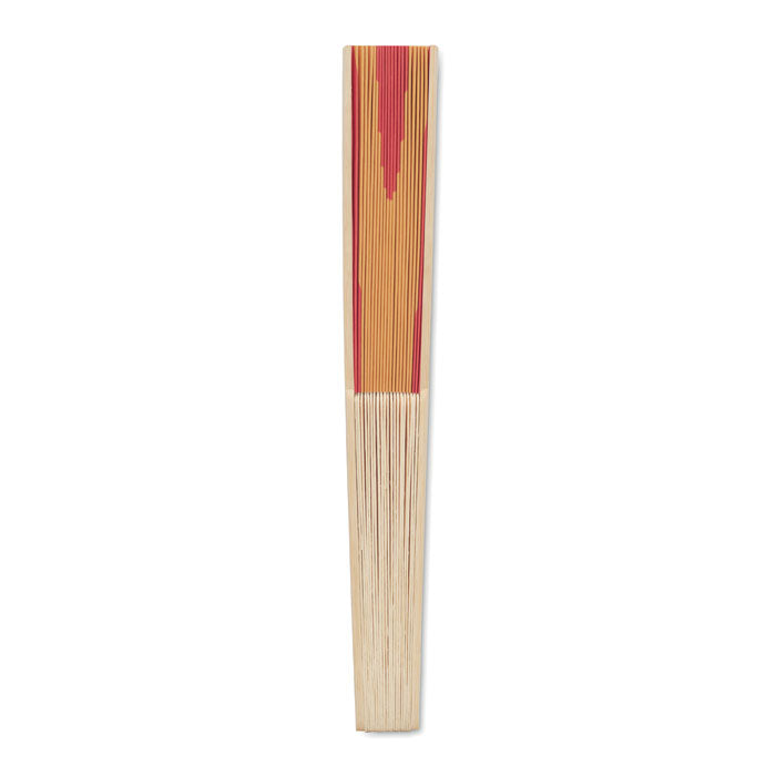 Branded Flag Bamboo Fan