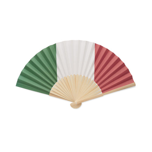 Branded Flag Bamboo Fan