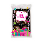 Branded single flavour truffle tray, individual view