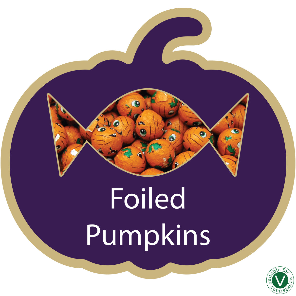 Branded Halloween Mini Treat Bag - Pumpkins and Eyeballs filling option