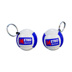 Branded Football Keyring