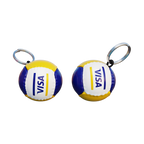 Branded Football Keyring
