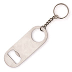 Branded Stainless Steel Bottle Opener Keyring