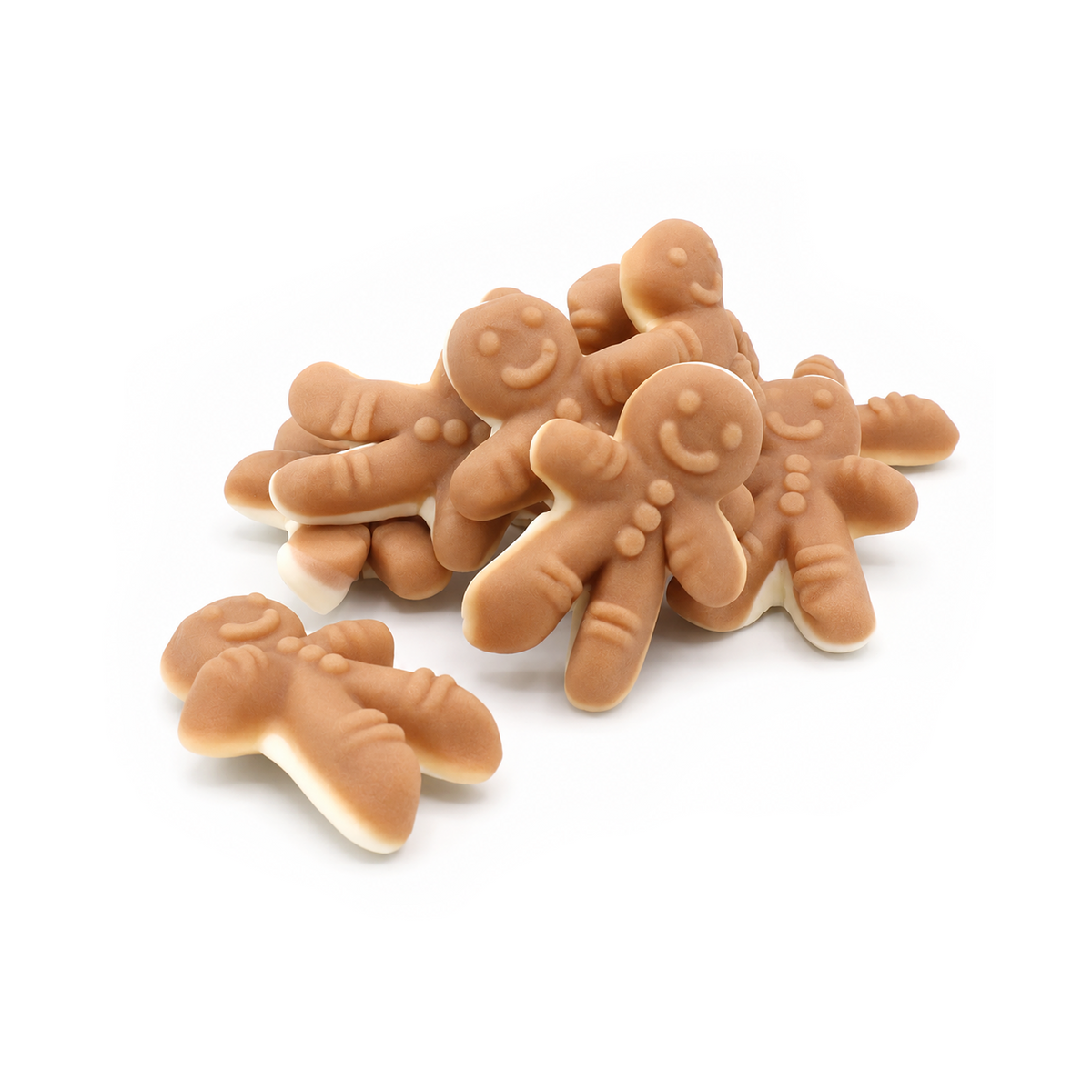 Gingerbread gummies filling for the clear cube