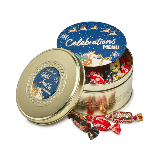 Gold Treat Tin Celebrations