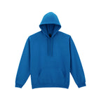 Branded Midweight Ringspun Cotton Fleece Hoodie in Royal Blue