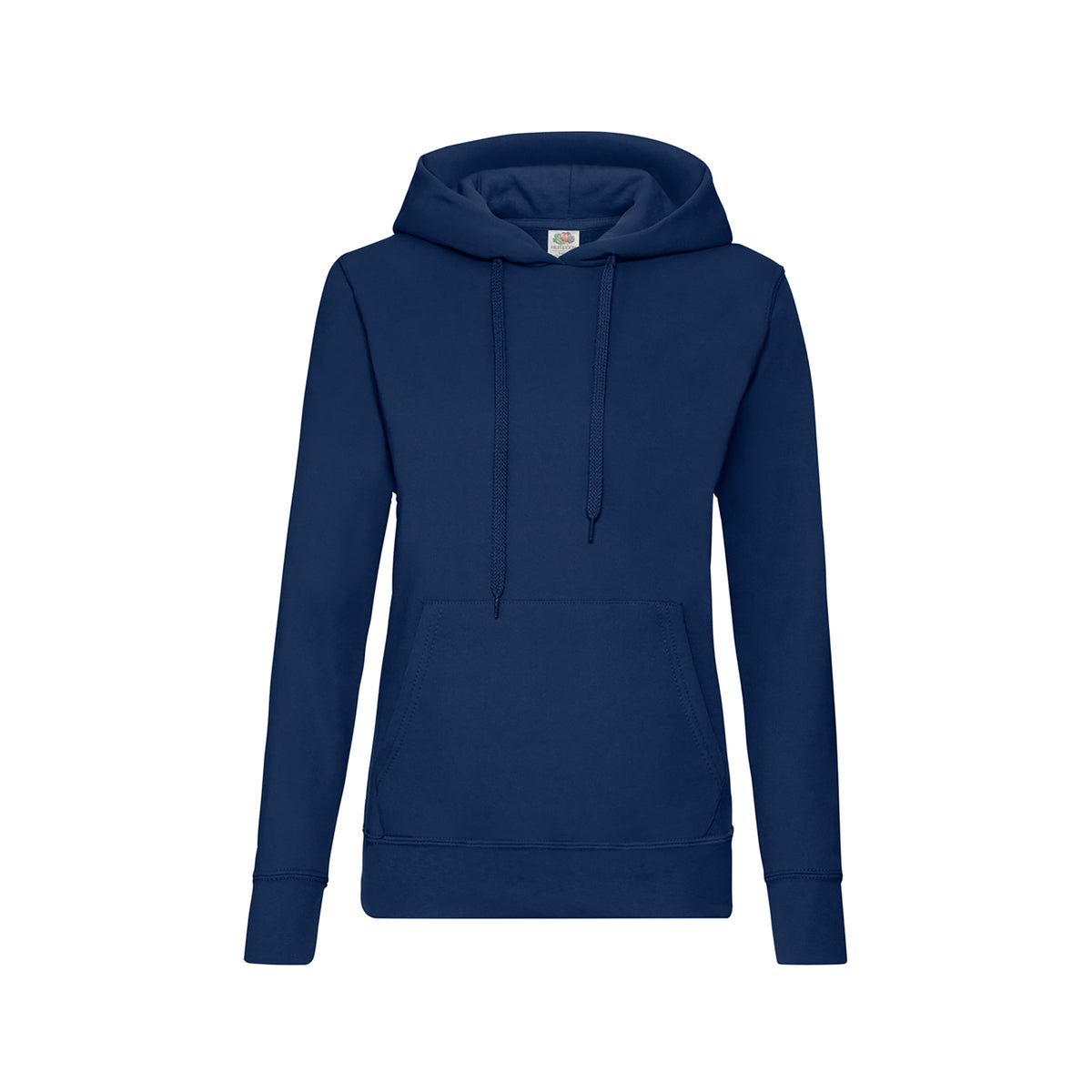Branded Women's Classic Cotton Polyester Value Hoodie in Navy