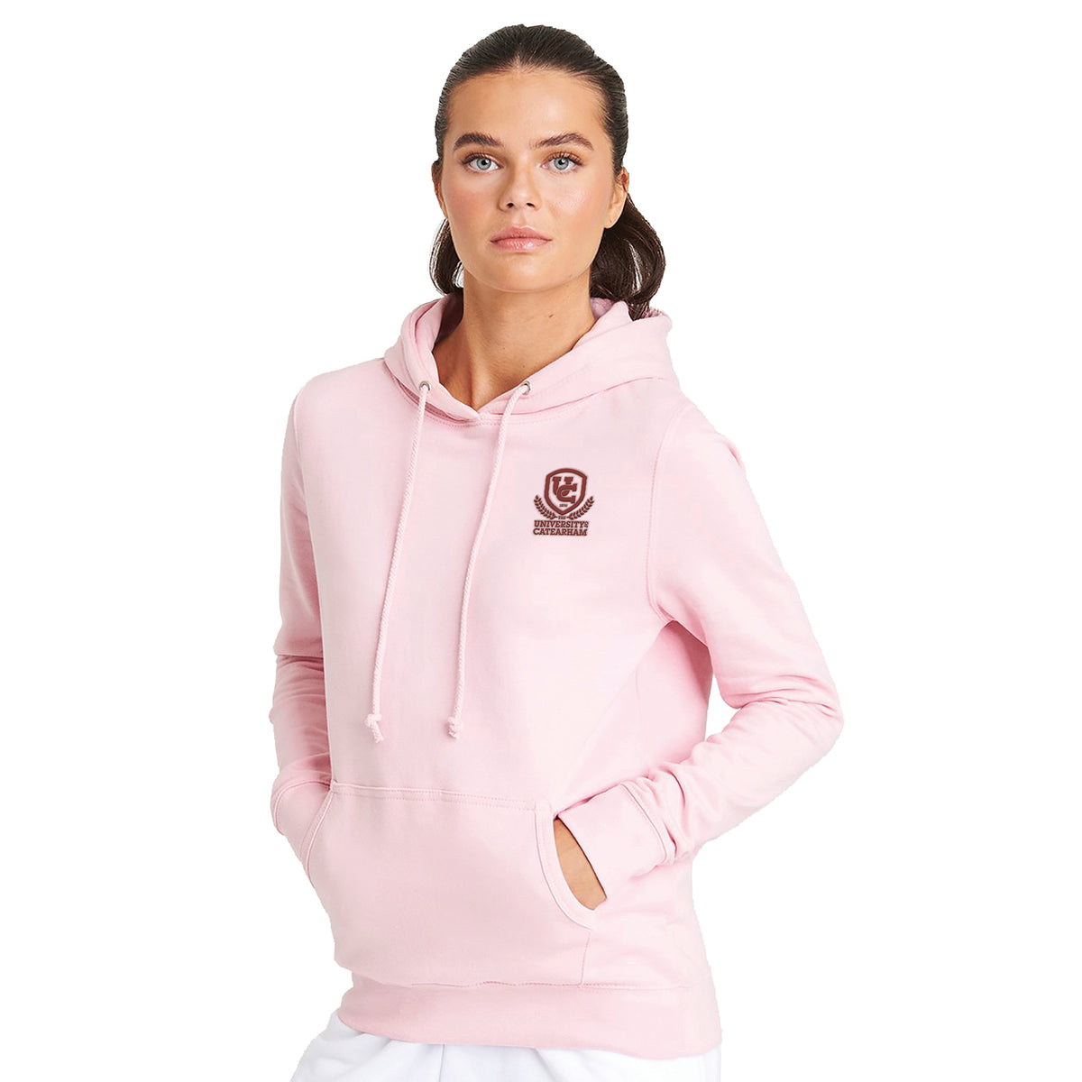 Branded Women's Cotton Polyester College Hoodie