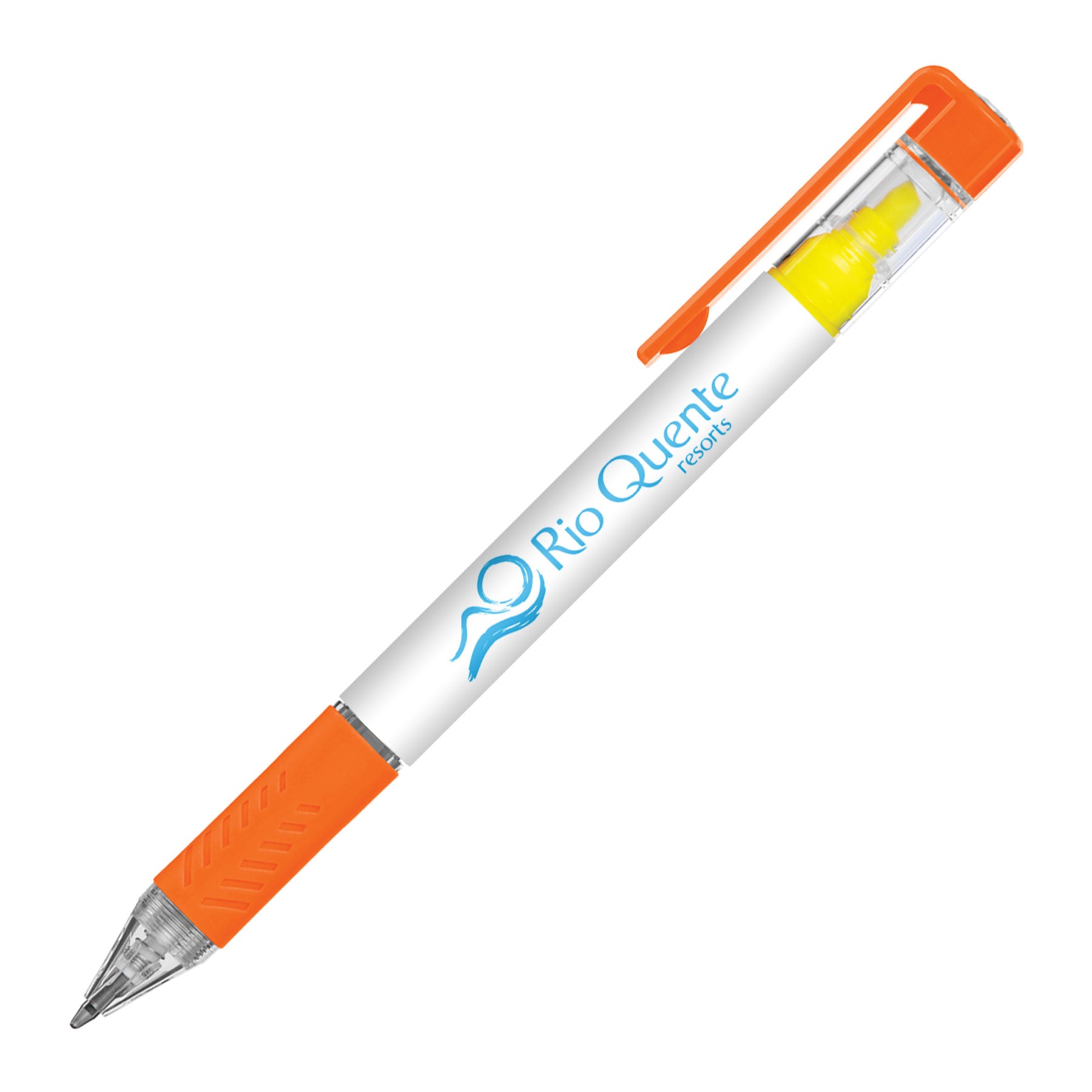 Branded Ballpoint Pen with Highlighter
