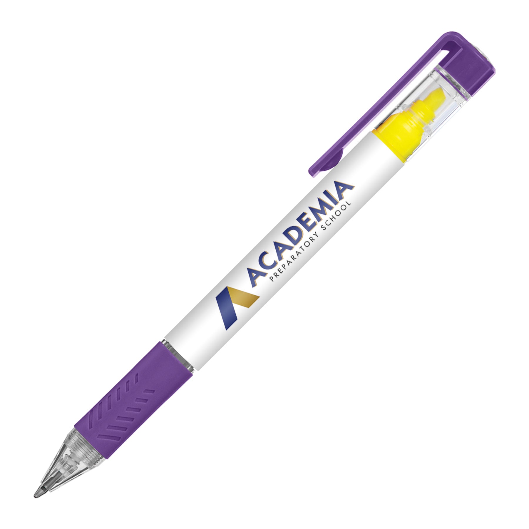 Branded Ballpoint Pen with Highlighter