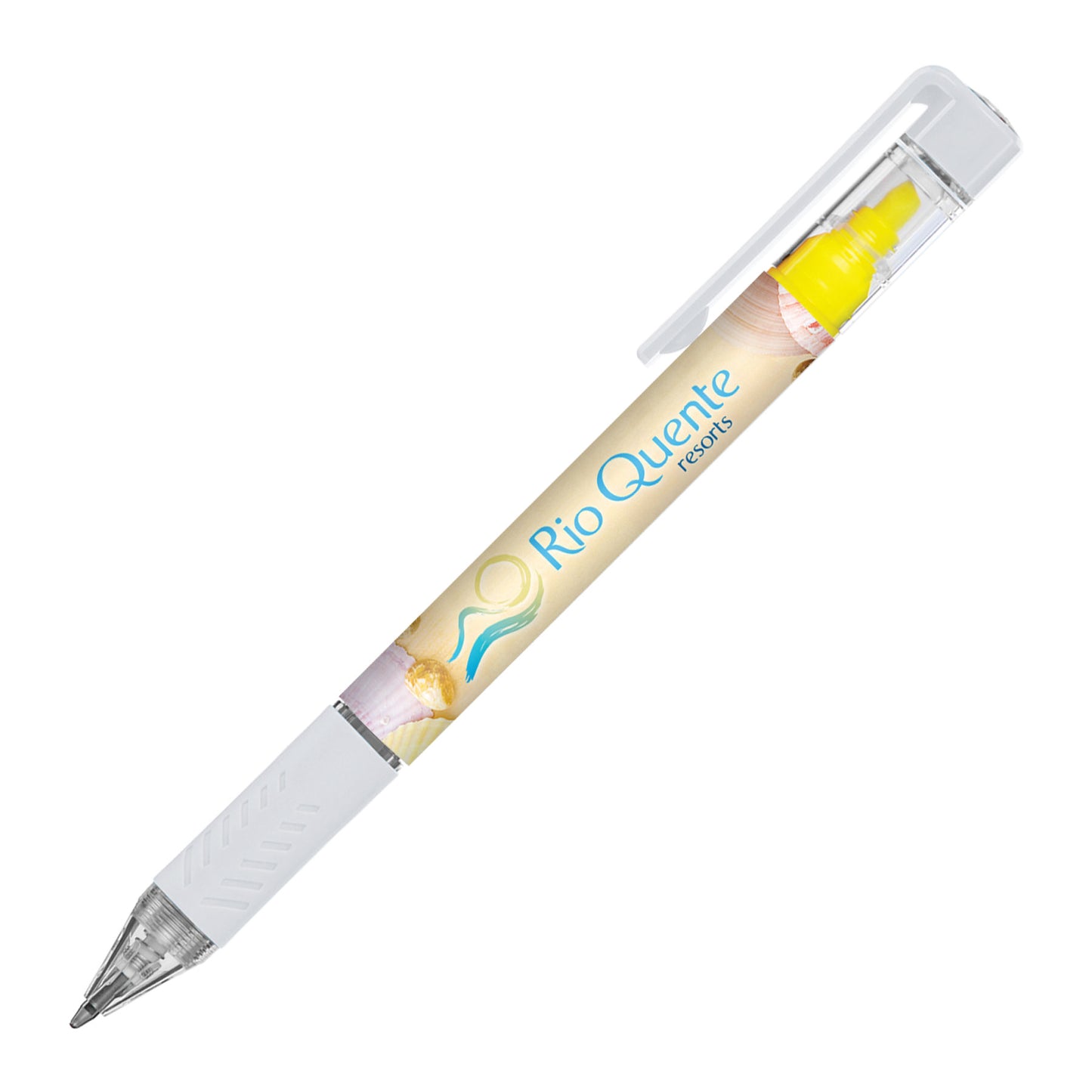 Ballpoint Pen with Highlighter