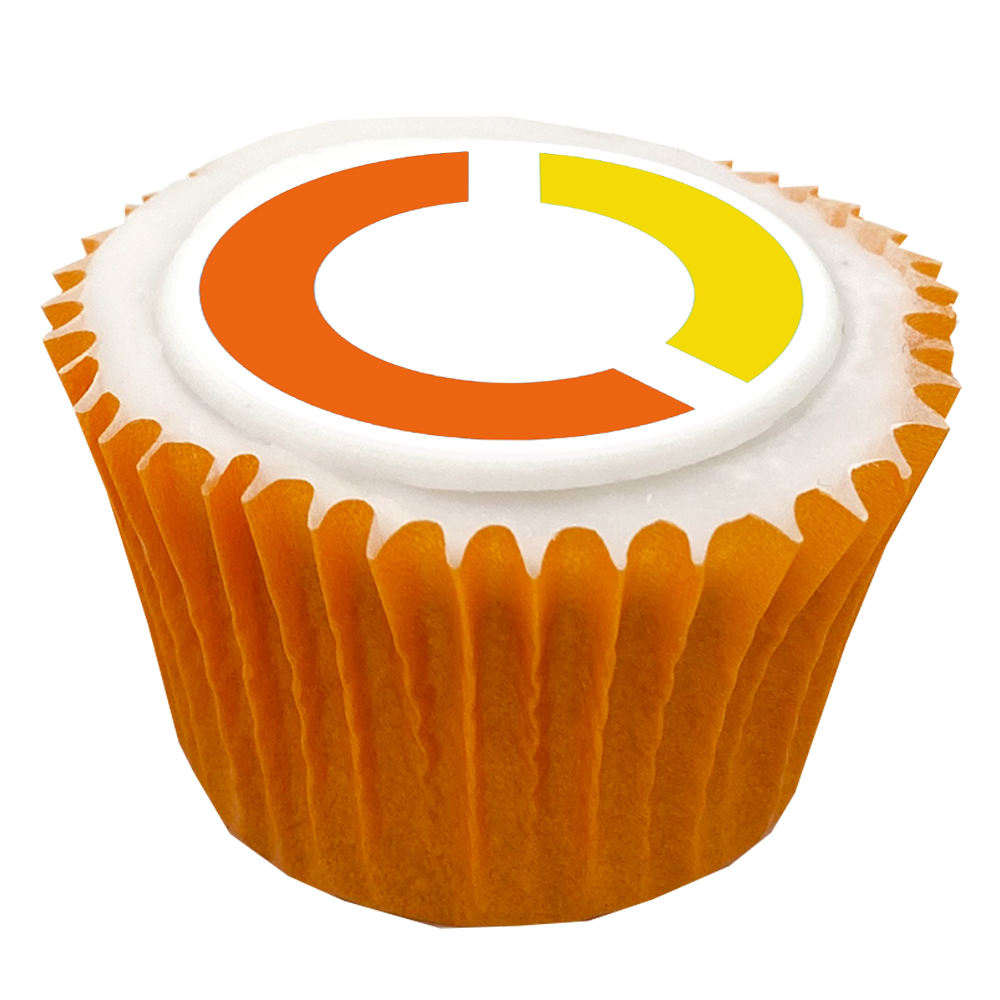 Branded Iced Cupcake