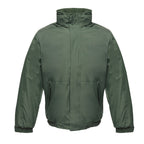 Branded Waterproof Fleece-Lined Jacket with Concealed Hood