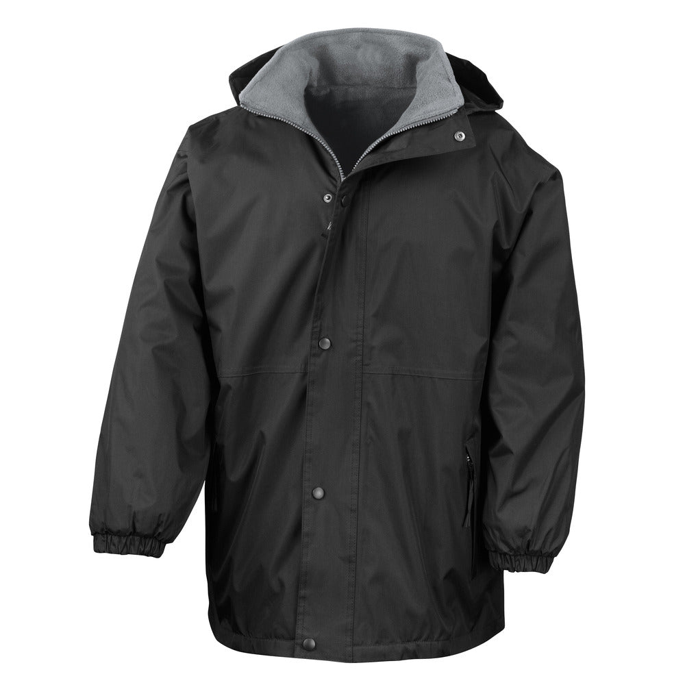 Branded Reversible Waterproof Jacket with Taped Seams
