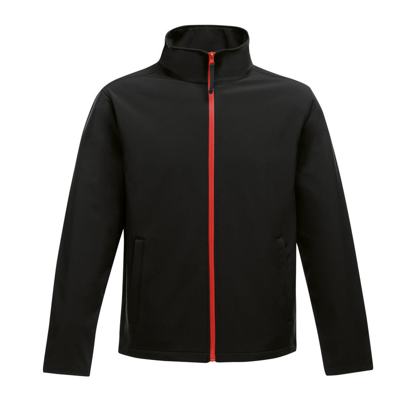Branded Men's Wind-Resistant Softshell Jacket