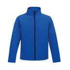 Branded Men's Wind-Resistant Softshell Jacket in New Royal