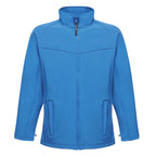 Branded Men's Stretch Softshell Jacket with Water Repellent Finish in Oxford