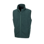 Branded Microfleece Gilet with Full Front Zip in Forest