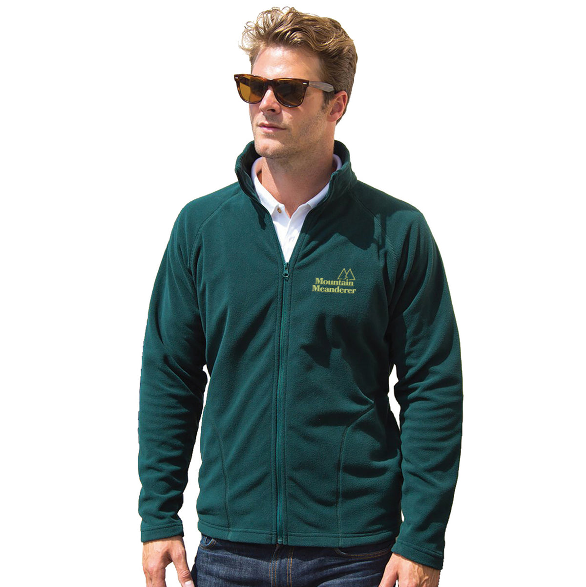 Branded Thermal Microfleece Jacket with Side Pockets