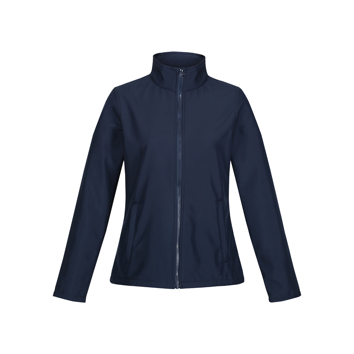 Branded Women's Printable Softshell Jacket in Navy/Navy