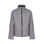 Branded Women's Printable Softshell Jacket in Rock Grey