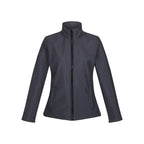 Branded Women's Printable Softshell Jacket in Seal/Black