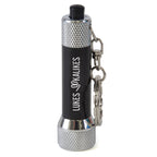 Branded 5 LED Aluminium Keyring Torch in Black
