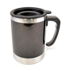 Branded 400ml Double Walled Plastic Travel Mug with Handle