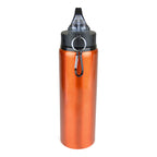 Branded 800ml Aluminium Sports Bottle with Fold-Out Sipper