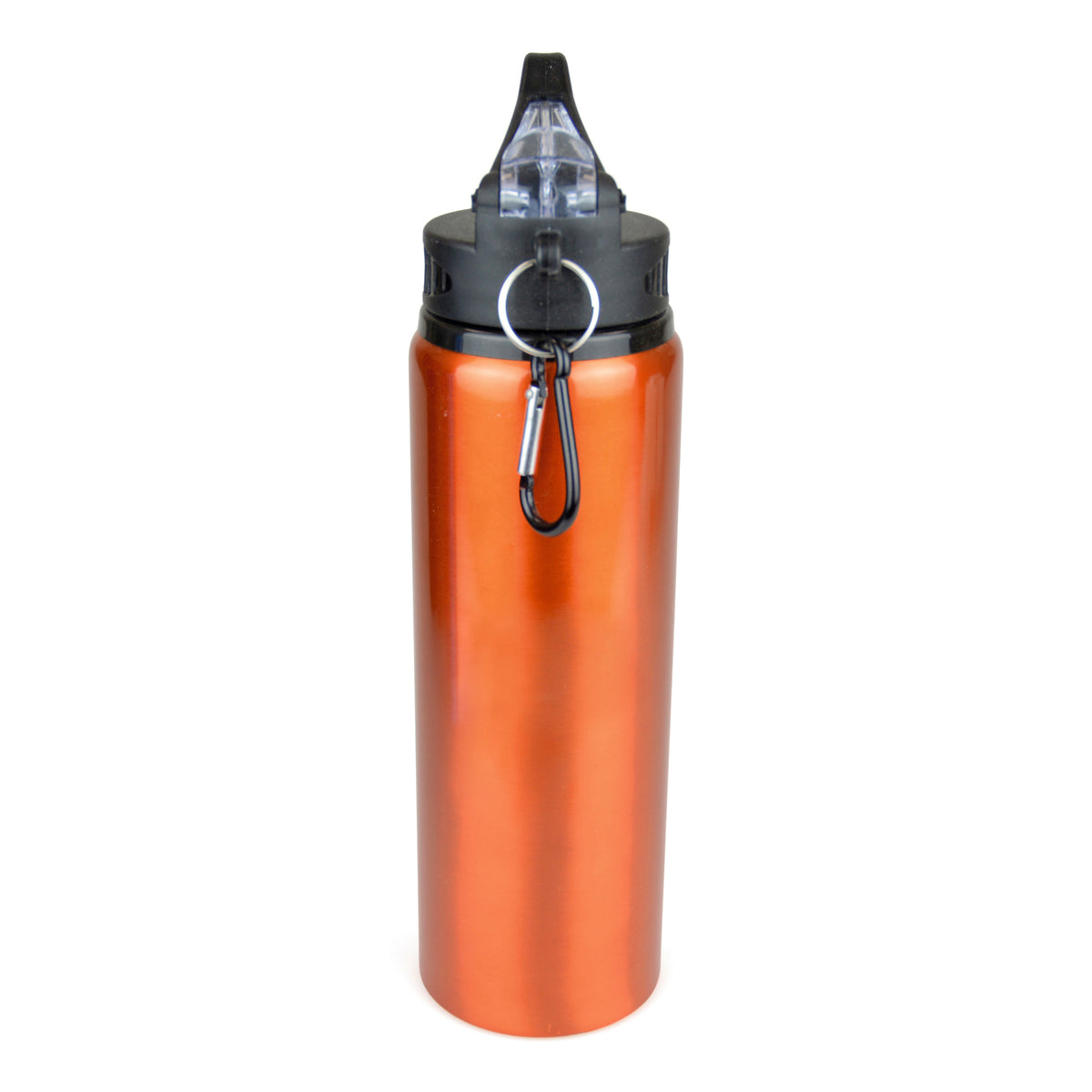 Branded 800ml Aluminium Sports Bottle with Fold-Out Sipper