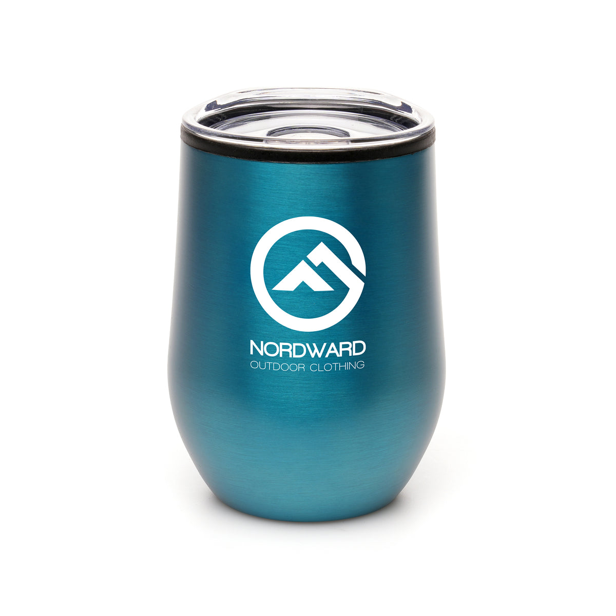 Branded 350ml Stainless Steel Tumbler with Sipper Lid in Cyan