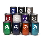 Branded 350ml Stainless Steel Tumbler with Sipper Lid