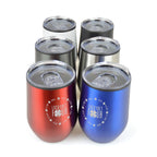 Branded 350ml Stainless Steel Tumbler with Sipper Lid