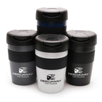 Branded 300ml Coloured Stainless Steel Tumbler with Grip Band