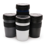 Branded 300ml Coloured Stainless Steel Tumbler with Grip Band