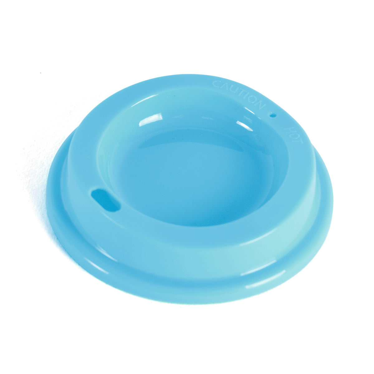 Branded 500ml Take Out Coffee Mug with Card Sleeve in Cyan