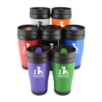 Branded 400ml Double Walled Tumbler with Sliding Sipper
