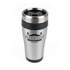 Branded 400ml Stainless Steel Tumbler with Screw Top Lid
