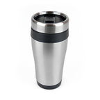 Branded 400ml Stainless Steel Tumbler with Screw Top Lid